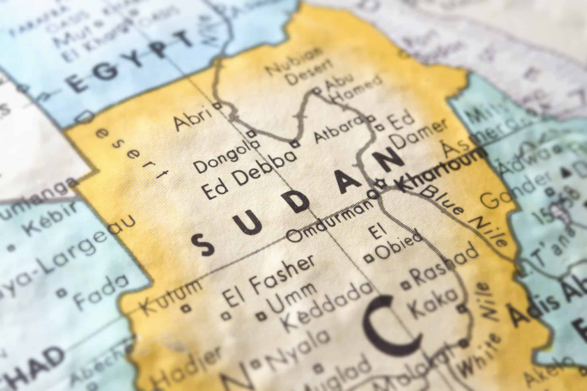 Sudan map