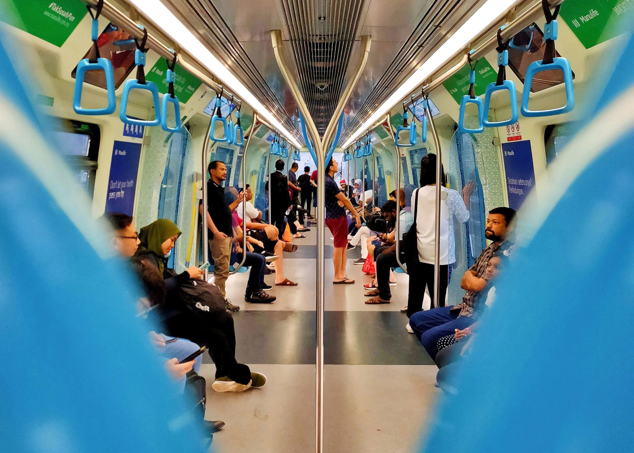 People on MRT Kuala Lumpur